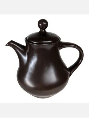Noritake Folkstone Genuine Stoneware Teapot 4 Cups Brown